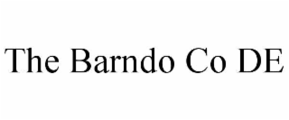 THE BARNDO CO DE