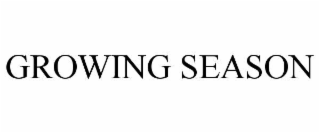 GROWING SEASON