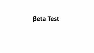 BETA TEST
