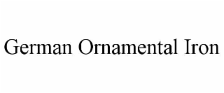 GERMAN ORNAMENTAL IRON