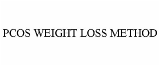 PCOS WEIGHT LOSS METHOD