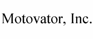 MOTOVATOR, INC.