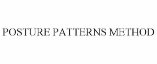 POSTURE PATTERNS METHOD
