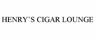 HENRY’S CIGAR LOUNGE