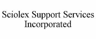 SCIOLEX SUPPORT SERVICES INCORPORATED