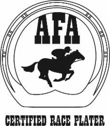 AFA CERTIFIED RACE PLATER