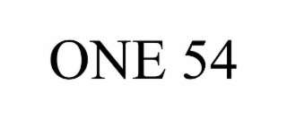 ONE 54