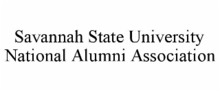 SAVANNAH STATE UNIVERSITY NATIONAL ALUMNI ASSOCIATION