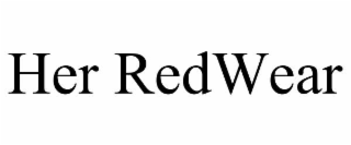 HER REDWEAR