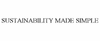 SUSTAINABILITY MADE SIMPLE
