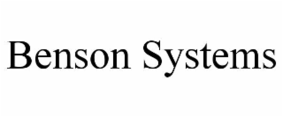 BENSON SYSTEMS