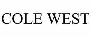 COLE WEST