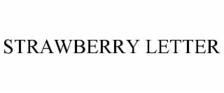 STRAWBERRY LETTER