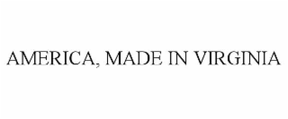 AMERICA, MADE IN VIRGINIA