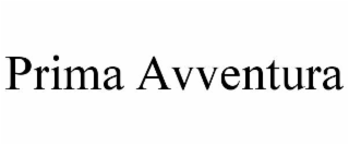 PRIMA AVVENTURA