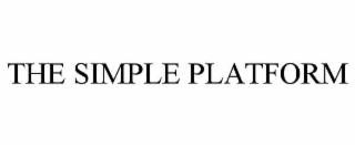 THE SIMPLE PLATFORM