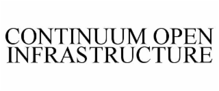 CONTINUUM OPEN INFRASTRUCTURE