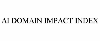 AI DOMAIN IMPACT INDEX