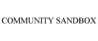 COMMUNITY SANDBOX