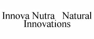 INNOVA NUTRA   NATURAL INNOVATIONS