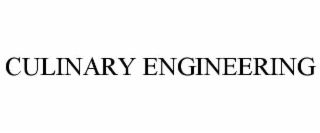 CULINARY ENGINEERING