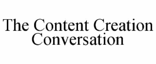 THE CONTENT CREATION CONVERSATION