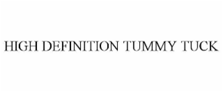 HIGH DEFINITION TUMMY TUCK