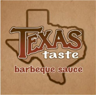 THE MARK CONSISTS OF STATE OF TEXAS SUPER IMPOSED ON A ANTIQUE BROWN BACKGROUND WITH THE THE WORDS TEXAS IN ANTIQUE DARK RED AND BROWN COLORS OUTLINED IN WHITE, WITH THE WORD TASTE IN WHITE LETTERS OU