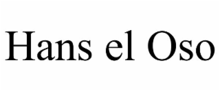 HANS EL OSO