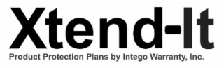 XTEND-IT PRODUCT PROTECTION PLANS BY INTEGO WARRANTY, INC.