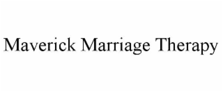 MAVERICK MARRIAGE THERAPY