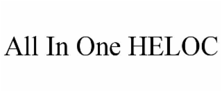 ALL IN ONE HELOC