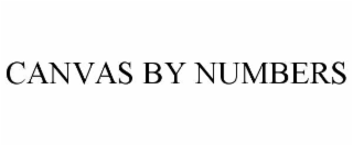 CANVAS BY NUMBERS