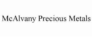 MCALVANY PRECIOUS METALS