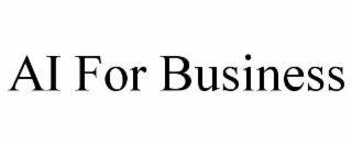AI FOR BUSINESS