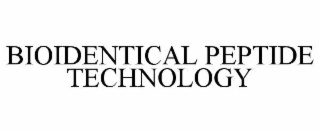 BIOIDENTICAL PEPTIDE TECHNOLOGY