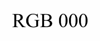 RGB 000