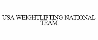 USA WEIGHTLIFTING NATIONAL TEAM