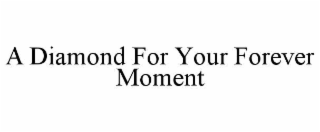 A DIAMOND FOR YOUR FOREVER MOMENT