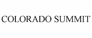 COLORADO SUMMIT