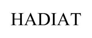 HADIAT
