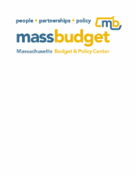 PEOPLE PARTNERSHIPS POLICY MASSBUDGET MASSACHUSETTS BUDGET & POLICY CENTER LMB