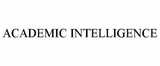 ACADEMIC INTELLIGENCE