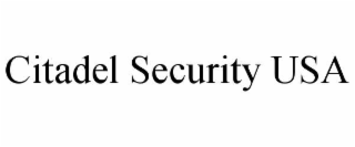 CITADEL SECURITY USA