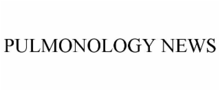 PULMONOLOGY NEWS
