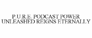 P.U.R.E. PODCAST POWER UNLEASHED REIGNS ETERNALLY