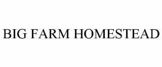 BIG FARM HOMESTEAD