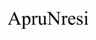 APRUNRESI
