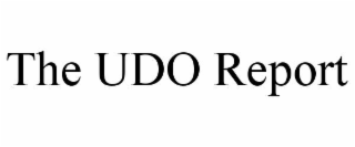THE UDO REPORT