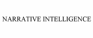 NARRATIVE INTELLIGENCE